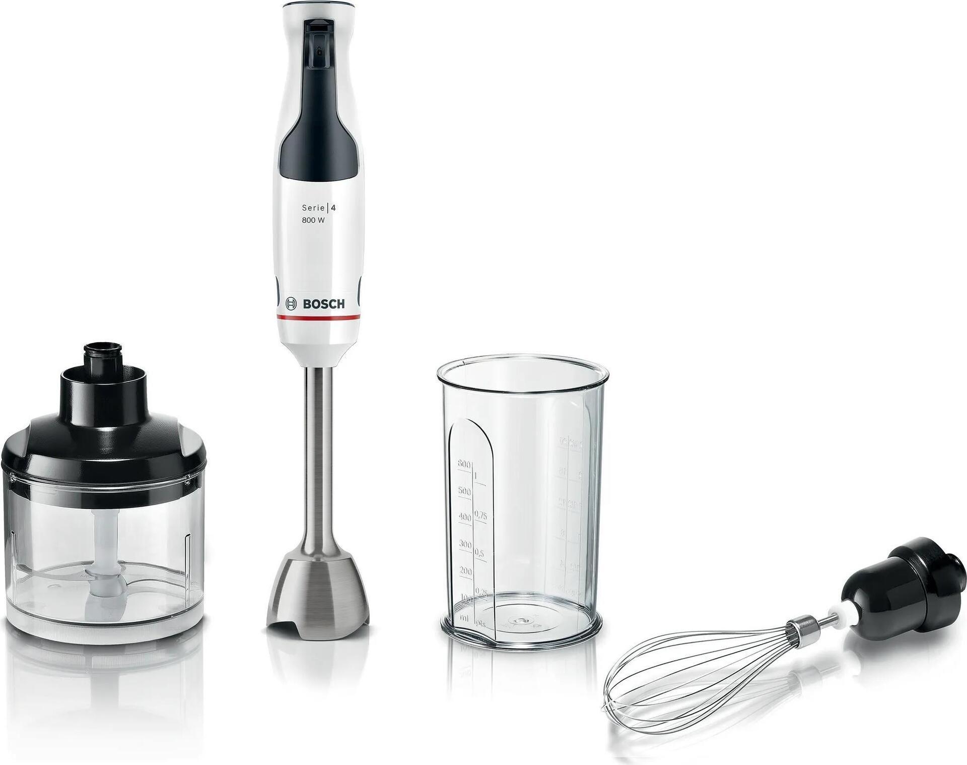 Varinha Mágica BOSCH Serie 4 MSM4W421 (800 W - Altura 38,5 cm - Preto e Branco)