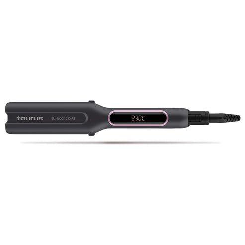 Alisador de Cabelo TAURUS Slimlook 3 Care (Cerâmica com queratina - Preto)