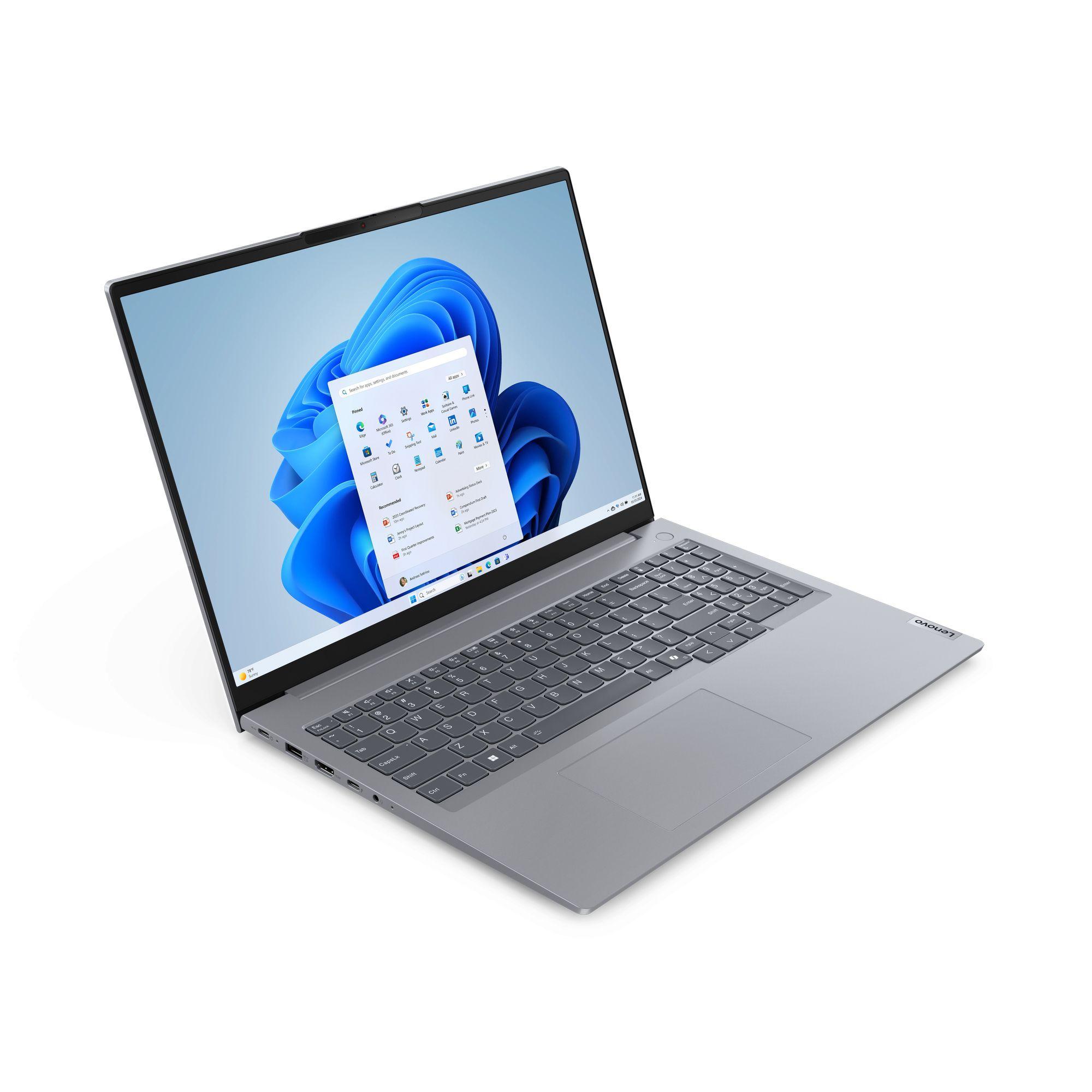 Computador Portátil LENOVO ThinkBook 16 G7 ARP 21MW007VGE (Windows 11 Pro - AMD Ryzen 7 7735HS - 2 x 16 GB - Cinzento) — miniatura 2