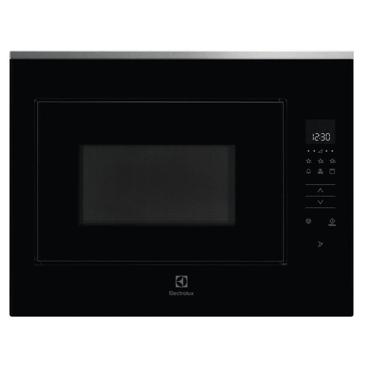 Micro-ondas de Encastre ELECTROLUX KMFD264TEX (900 W - 800 W - 26 L - Preto e Inox)