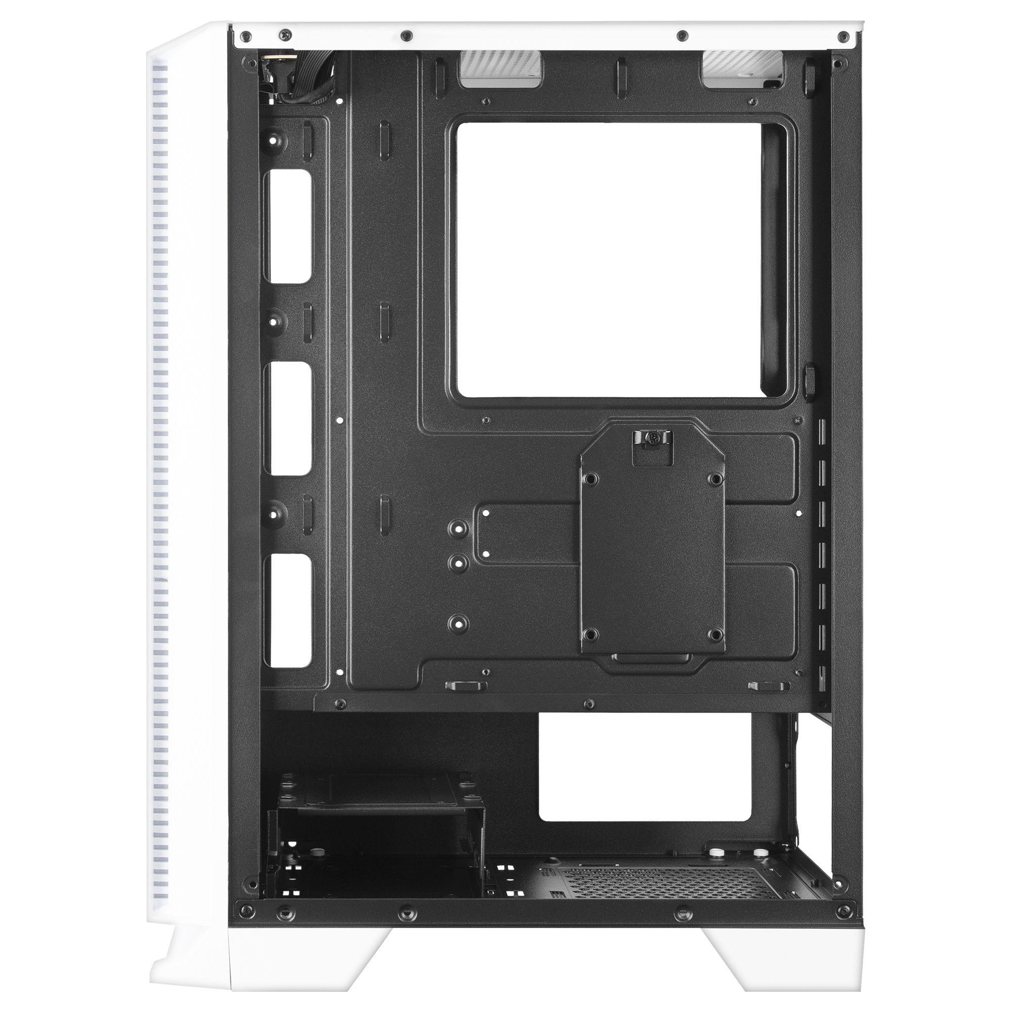 Caixa PC MARS GAMING MC-C (ATX, micro ATX, Mini-ITX - Midi Tower - Vidro temperado - Branco), miniatura 6