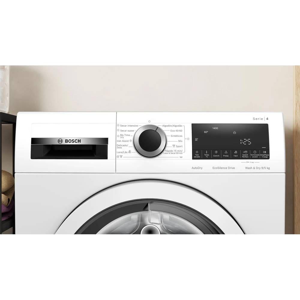 Máquina de Lavar e Secar Roupa Independente BOSCH WNA13401ES (B - 9 kg - 5 kg - Branco), miniatura 3