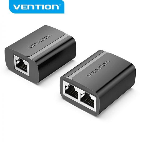 Divisor RJ45 VENTION IPTB0 (2 x RJ-45 - RJ-45 - Preto), miniatura 2