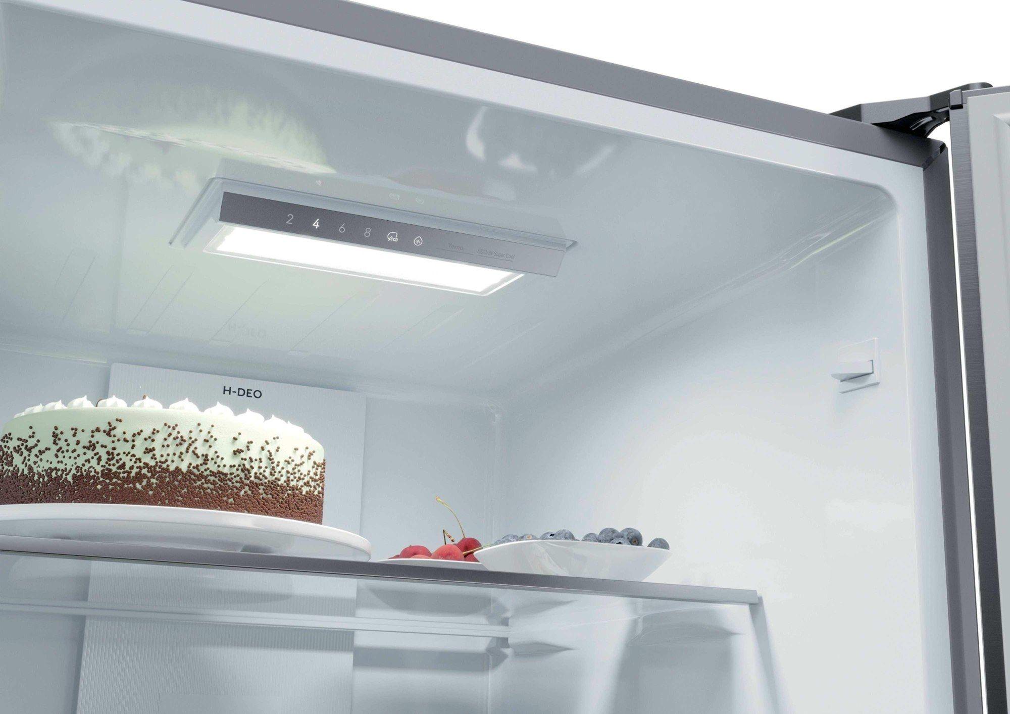 Frigorífico Combinado Independente HAIER HTR3518DNMX (303 L - 185x54,5x62,2 cm - 185 cm - Inox) — miniatura 6