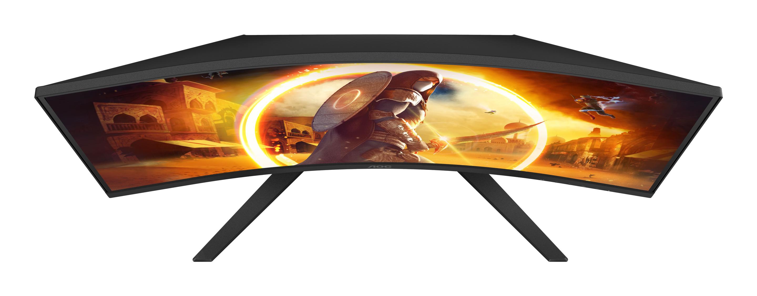 Monitor AOC CQ32G4VE (31,5" - Fast VA - 180 Hz - Preto/Cinzento) — miniatura 8