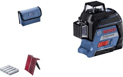 Nível Laser de Linhas BOSCH GLL 3-80 Professional (Azul e Preto)