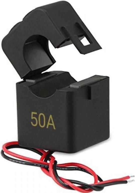 Pinça de Medição de Corrente SHELLY EM 50A (Ferrite - 11 mm - Preto)