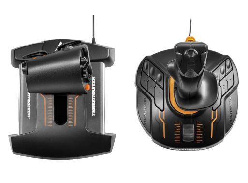 Joystick THRUSTMASTER T.16000M FCS HOTAS (PC - Com fios - Preto e Laranja) — miniatura 2