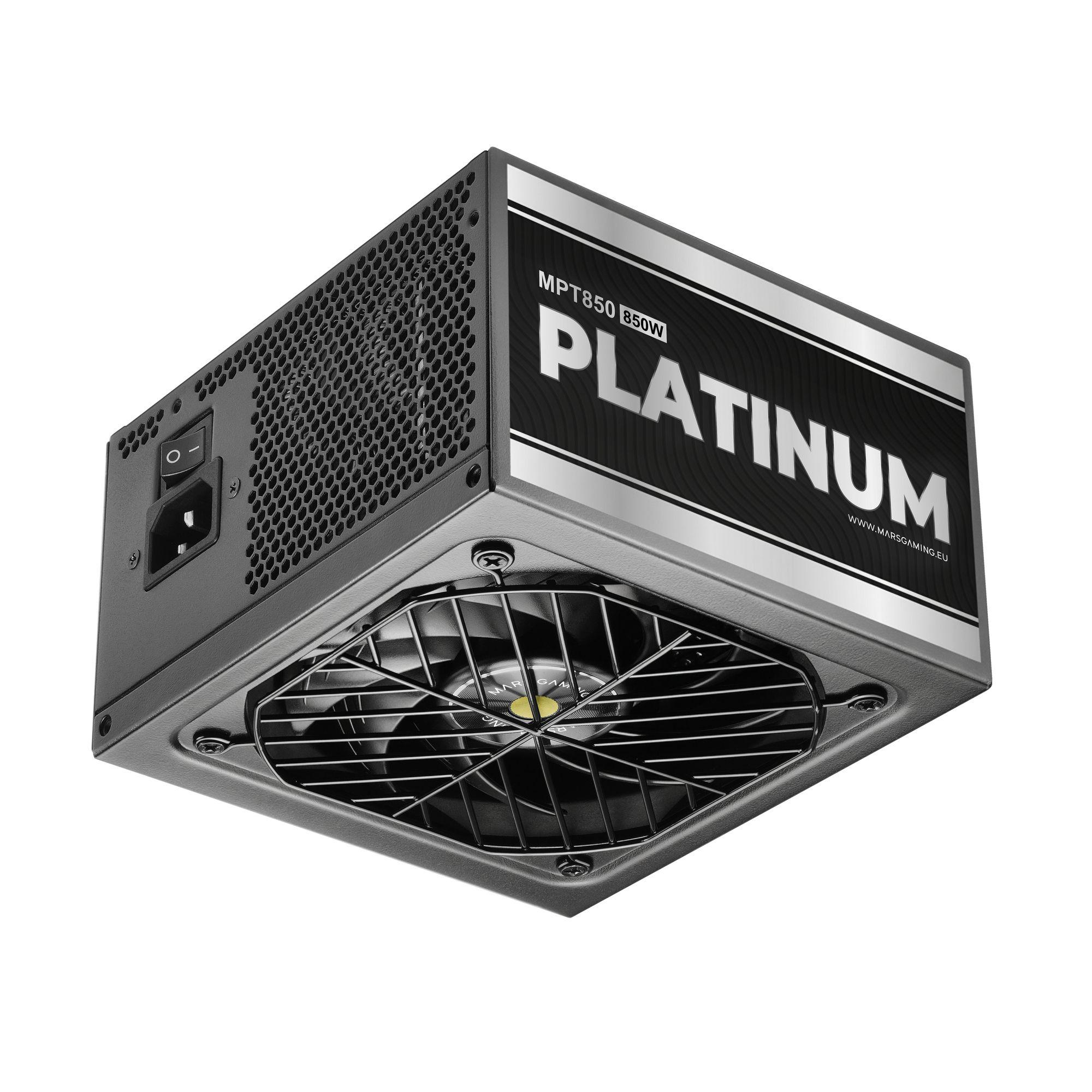 Fonte de Alimentação MARS GAMING MPT850 (ATX - 850 W - 80 Plus Platinum - Preto), miniatura 4