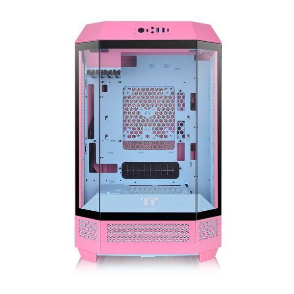 Caixa PC THERMALTAKE The Tower 300 (Micro-ATX, Mini-ITX - Micro Tower - Metal, vidro temperado - Rosa) — miniatura 3