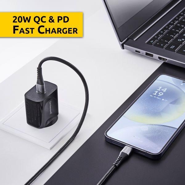 Carregador de Parede USB-C INTENSO 7802010 (20 W - Power Delivery 3.0, PPS - Preto), miniatura 3
