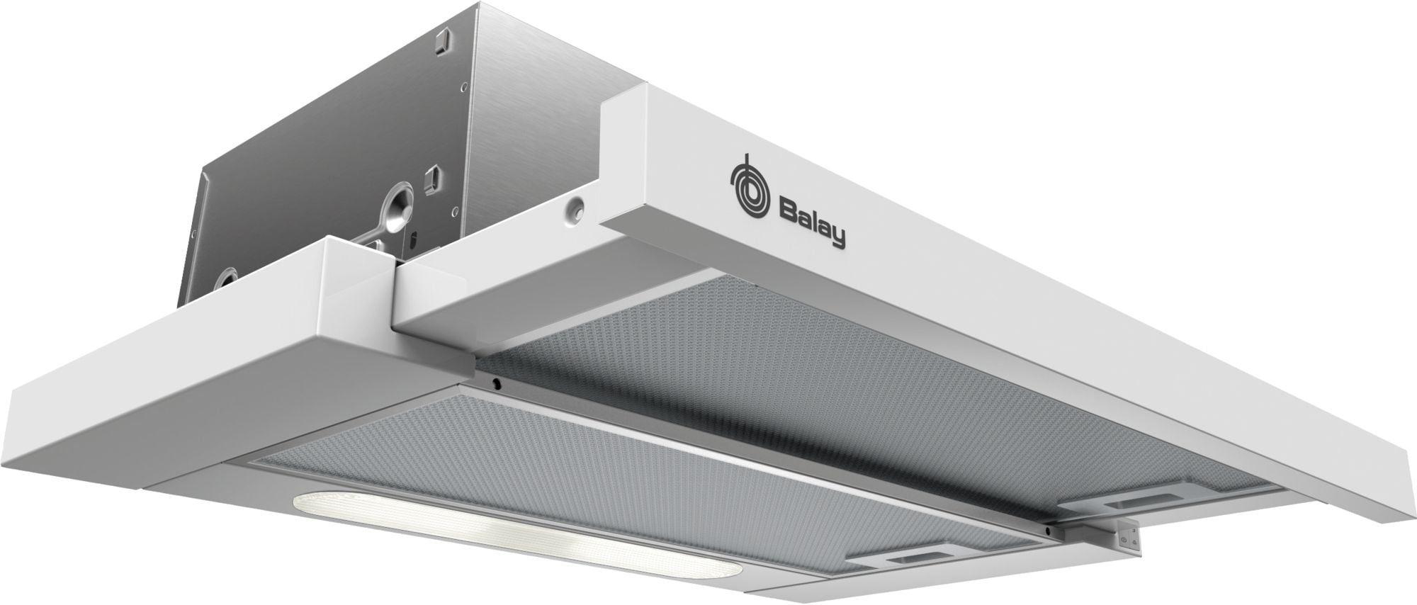 Exaustor Telescópico Encastre BALAY 3BT263MB (Altura 18 cm - 60 cm - 18 cm - Branco)