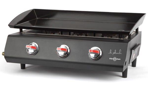 Grelhador a Gás VITROKITCHEN PG330NB (Grelhador - Rotativo - Altura 28 cm - Preto)