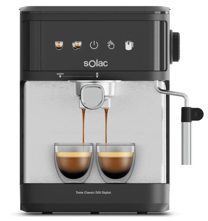 Máquina de Café Expresso SOLAC CE4421 (850 W - 20 bar - Digital)