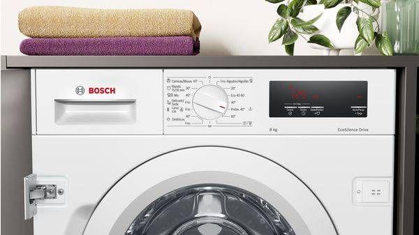 Máquina de Lavar Roupa Encastre BOSCH WIW28302ES (Altura 81,8 cm - 82 cm - 8 kg - Branco), miniatura 4