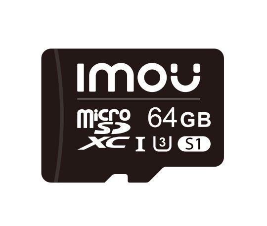 Cartão de Memória IMOU ST2-64-S1 (64GB - Classe 10 - 95 MB/s - Preto)