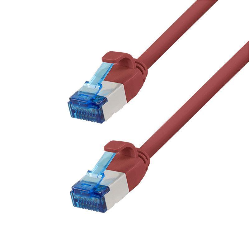 Cabo de Rede RJ45 LOGILINK CP5104S (15 m - Cat.6A - 2 x RJ45 macho - Vermelho)