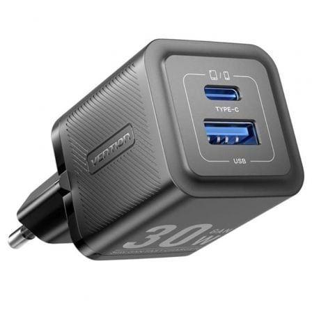 Carregador de Parede VENTION FEQB0-EU (30 W - Preto)
