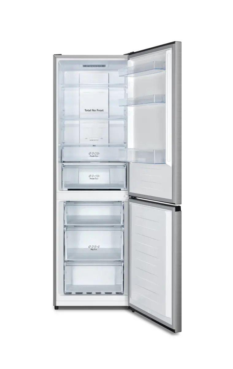 Frigorífico Combinado Independente HISENSE RB3N300NECA (304 L - 187,3x59,5x59 cm - 187 cm - Cinzento/Inox) — miniatura 4