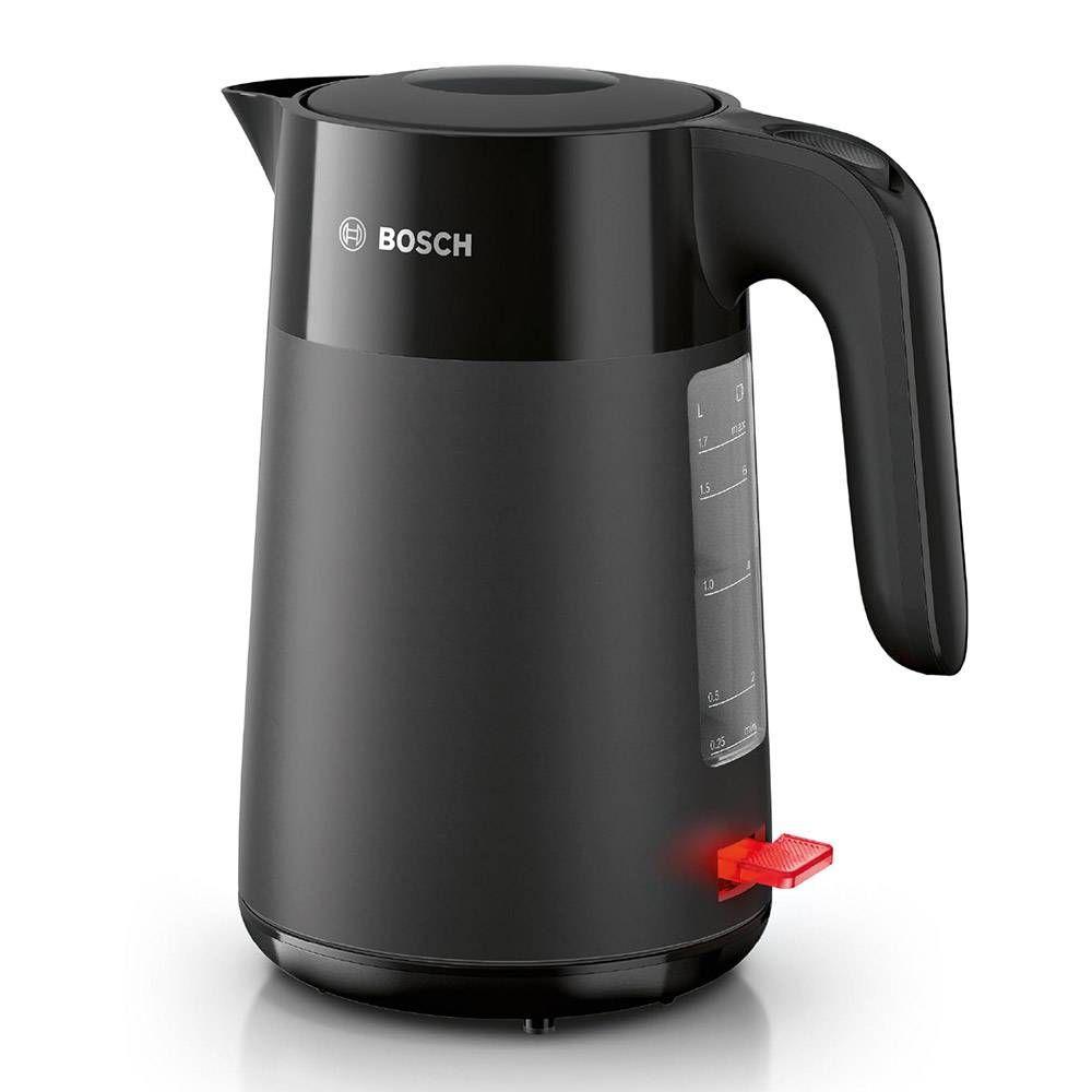 Jarro Elétrico BOSCH TWK2M163 (2400 W - 1,7 l - Plástico - Preto)