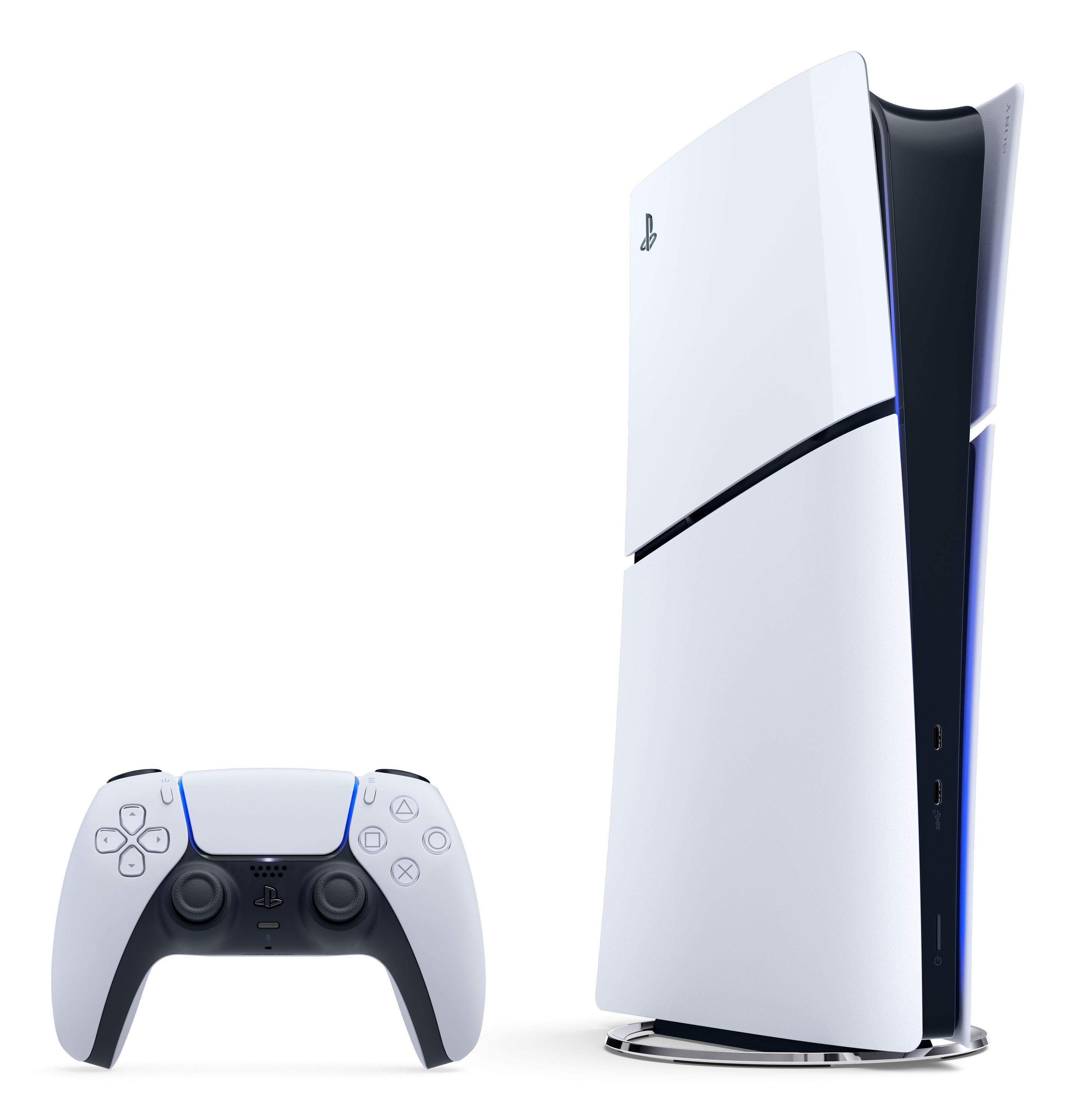 Consola SONY PlayStation 5 Slim Digital Edition 1000049749 (AMD - AMD RDNA 2 - AMD Ryzen Zen 2 - Preto e Branco) — miniatura 2