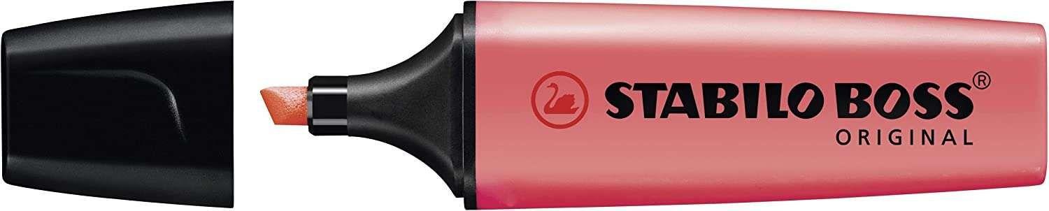 Marcador Fluorescente STABILO BOSS ORIGINAL 70 Pastel (Coral Pastel)