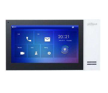 Monitor Interior para Videoporteiro DAHUA DHI-VTH2421FW-P (7" LCD Tátil - PoE - Branco)