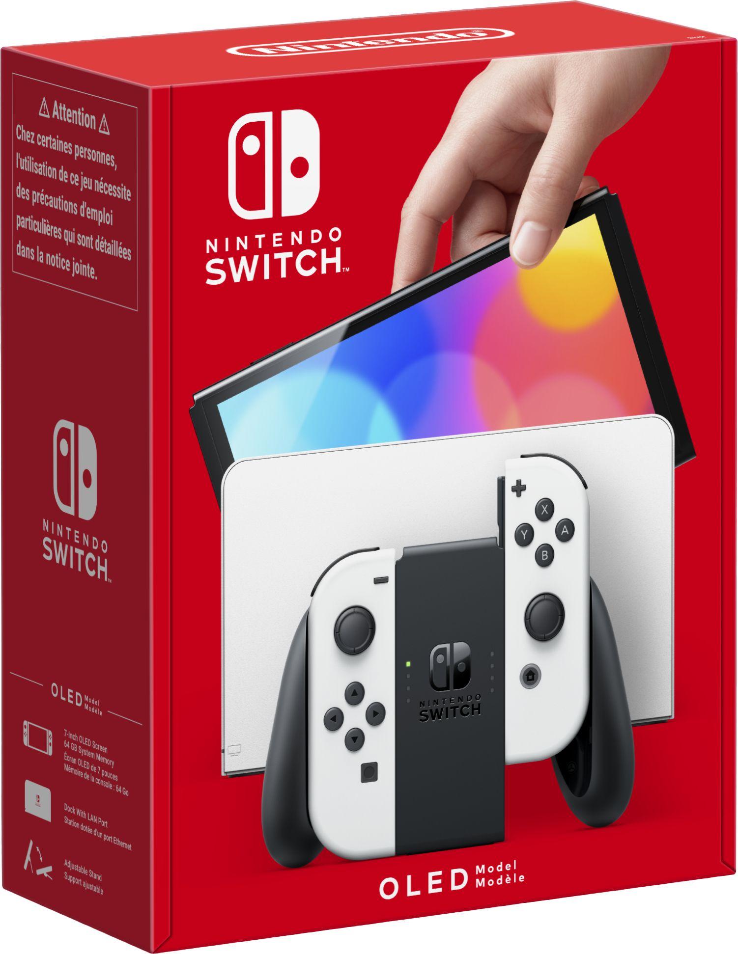 Consola Portátil NINTENDO Switch OLED (NVIDIA - 64 GB - 7" - Branco)
