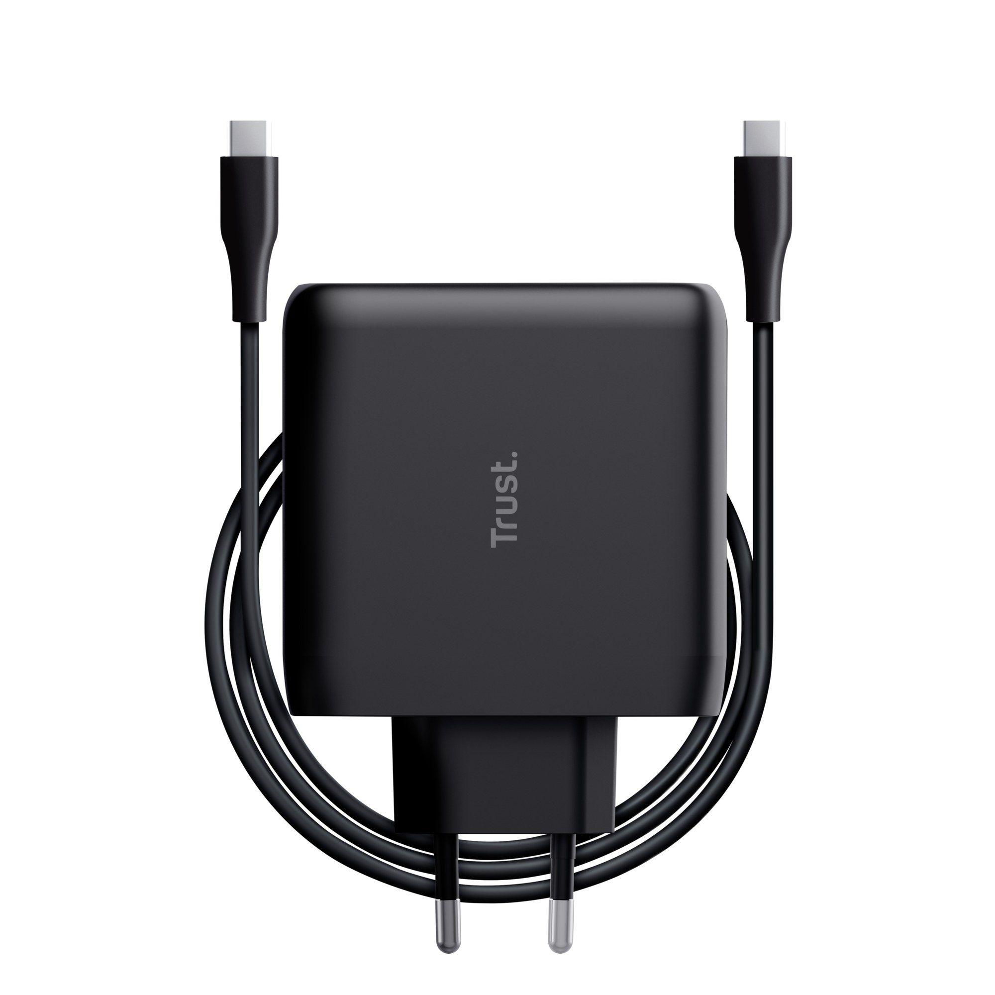 Carregador de Parede USB-C TRUST Maxo 100W (USB-C para USB-C - Universal - Preto) — miniatura 5