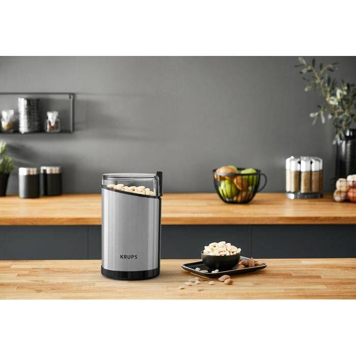 Moinho de Café e Especiarias KRUPS GX204D10 (200 W - 85 g - Metal - Prateado) — miniatura 3