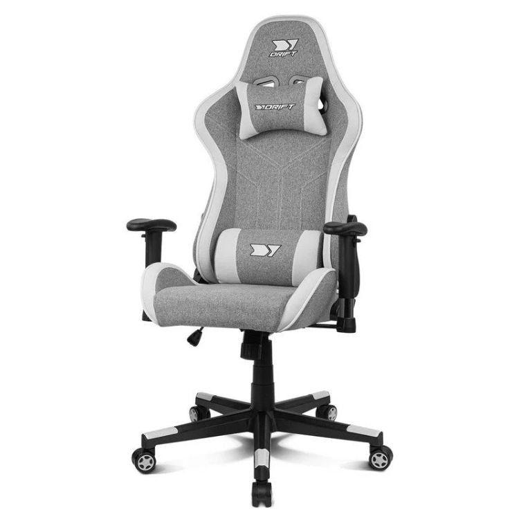 Cadeira Gaming DRIFT DR90 PRO (150 kg - 8 cm - 90–135° - Cinzento/Branco), miniatura 3