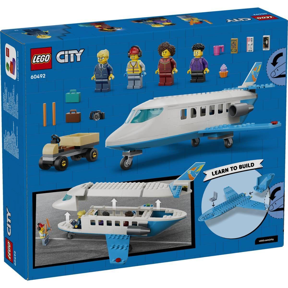 LEGO 60492 City Jato de Passageiros (4+ anos - 118 peças), miniatura 4