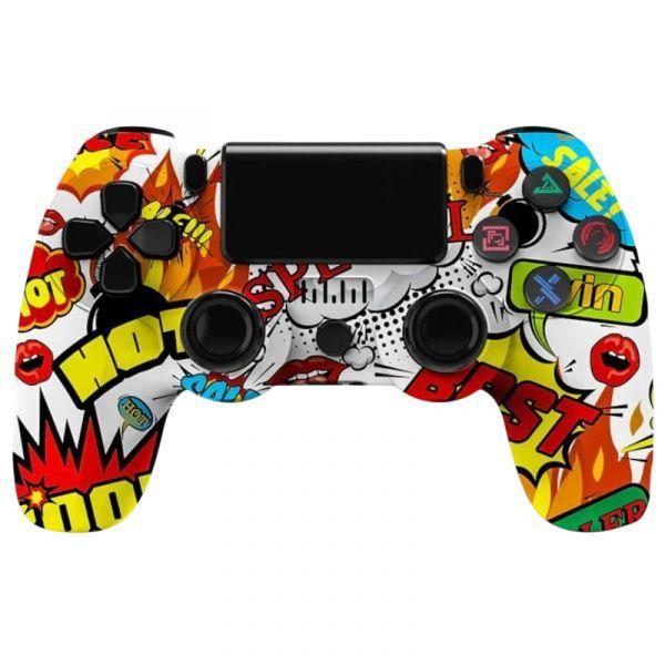 Comando POWERGAMING V2 Flames (PlayStation - Bluetooth e USB) — miniatura 2