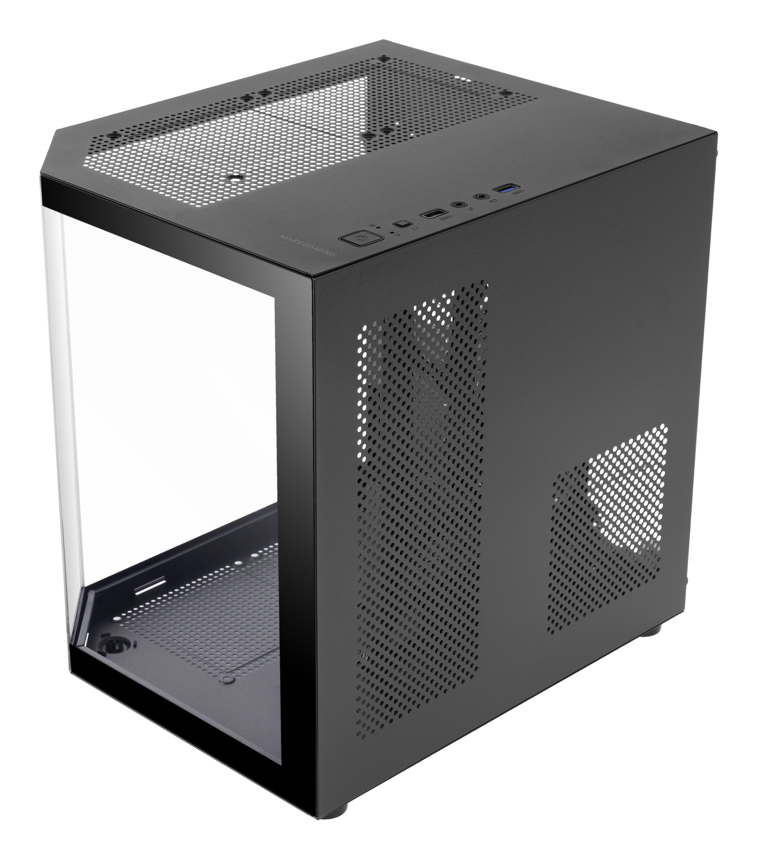 Caixa PC MARS GAMING MC-3TLITE (micro ATX, Mini-ITX - Mini Tower - Micro-ATX, Mini-ITX - Preto) — miniatura 4