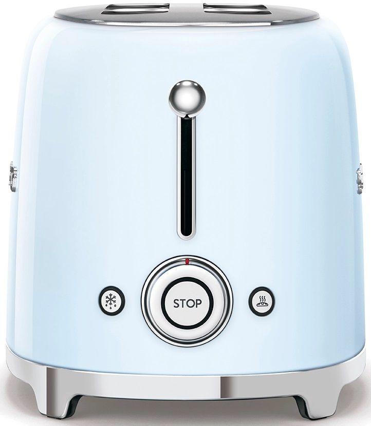 Torradeira SMEG TSF02PBEU (1500 W - 4 fatias - Aço inoxidável - Azul Pastel) — miniatura 3