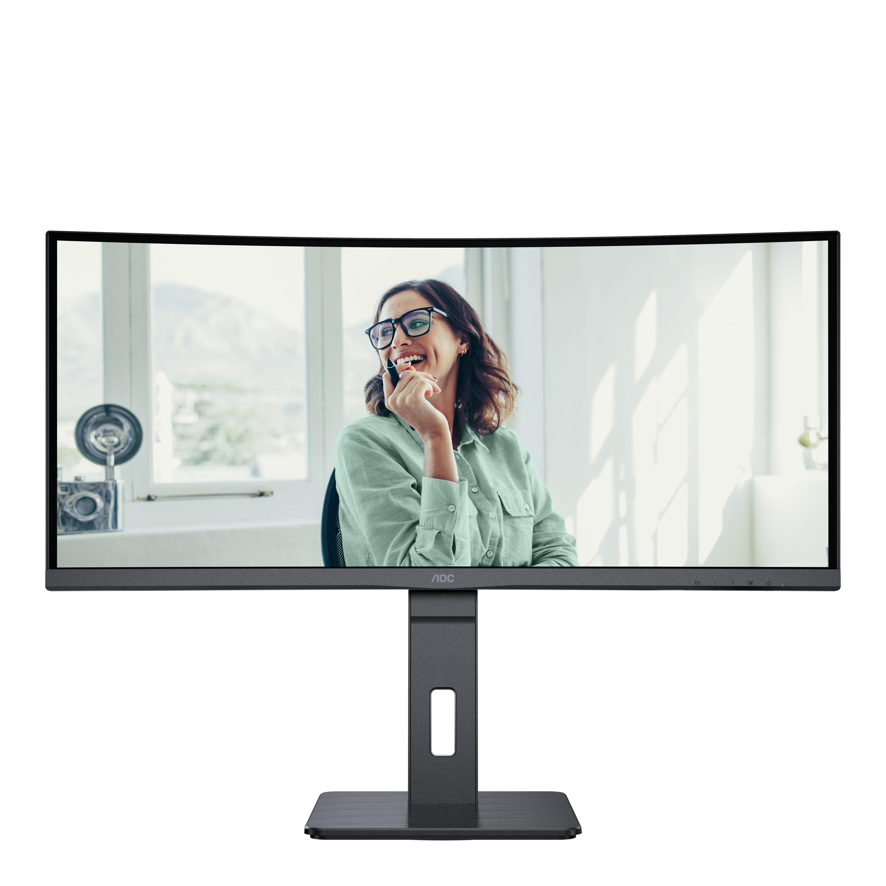 Monitor AOC CU34P3CV (34" - VA - 100 Hz - Preto) — miniatura 3
