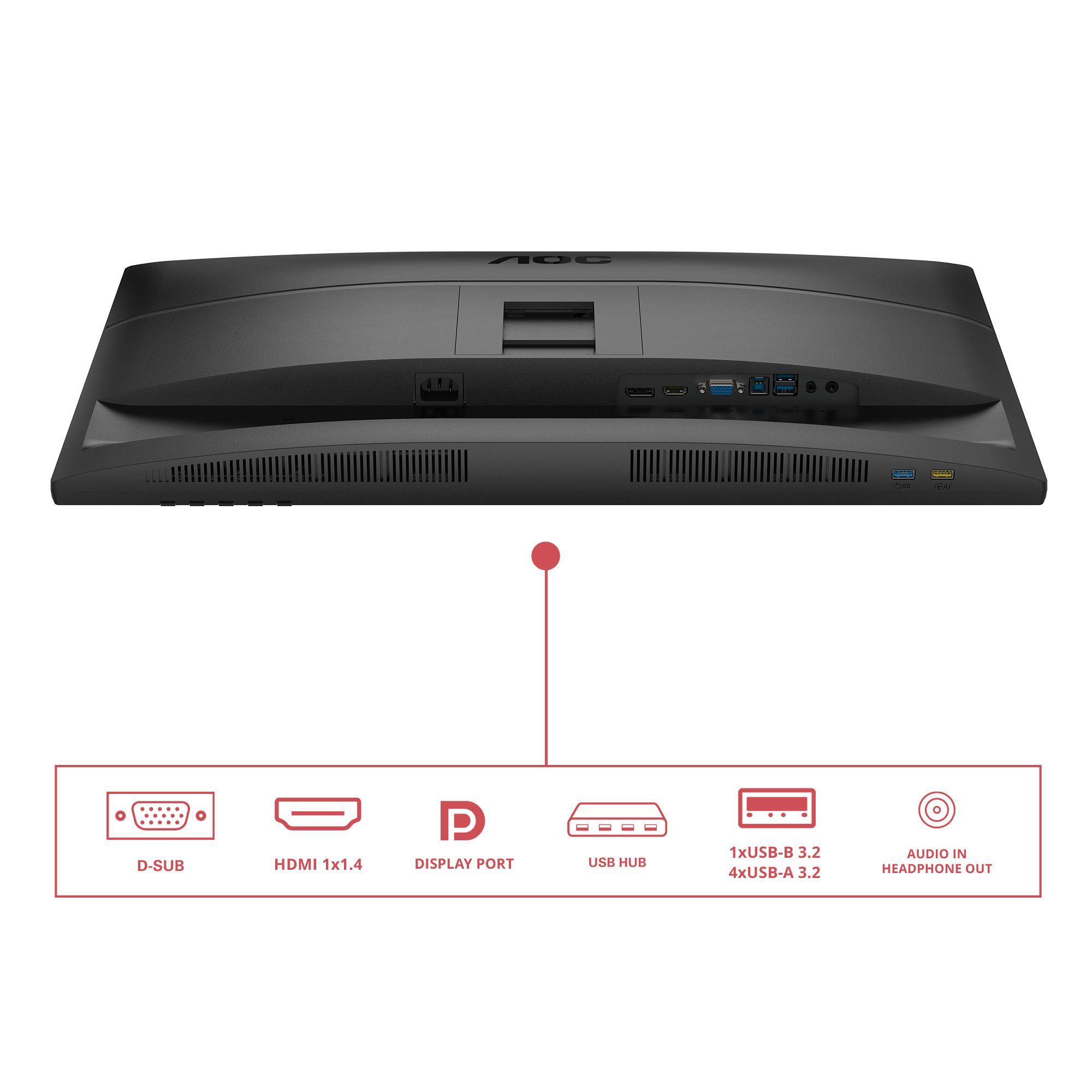 Monitor AOC 27E4U (27" - IPS - 120 Hz - Preto) — miniatura 5