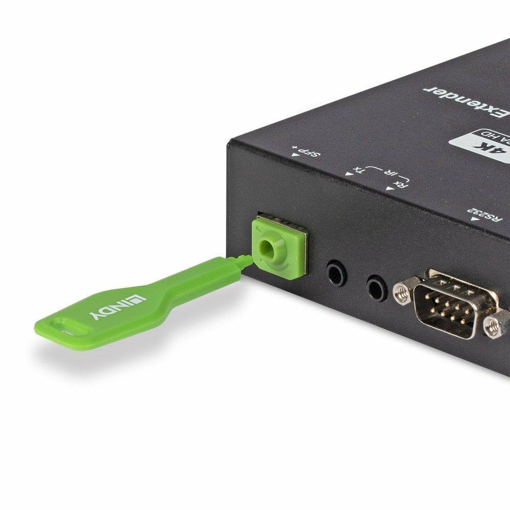 Bloqueador de Portas SFP LINDY 47912 (10 unidades - Verde), miniatura 3