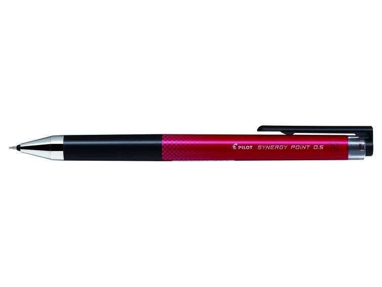 Caneta de Gel PILOT Synergy Point Retrátil e Recarregável (Vermelho)