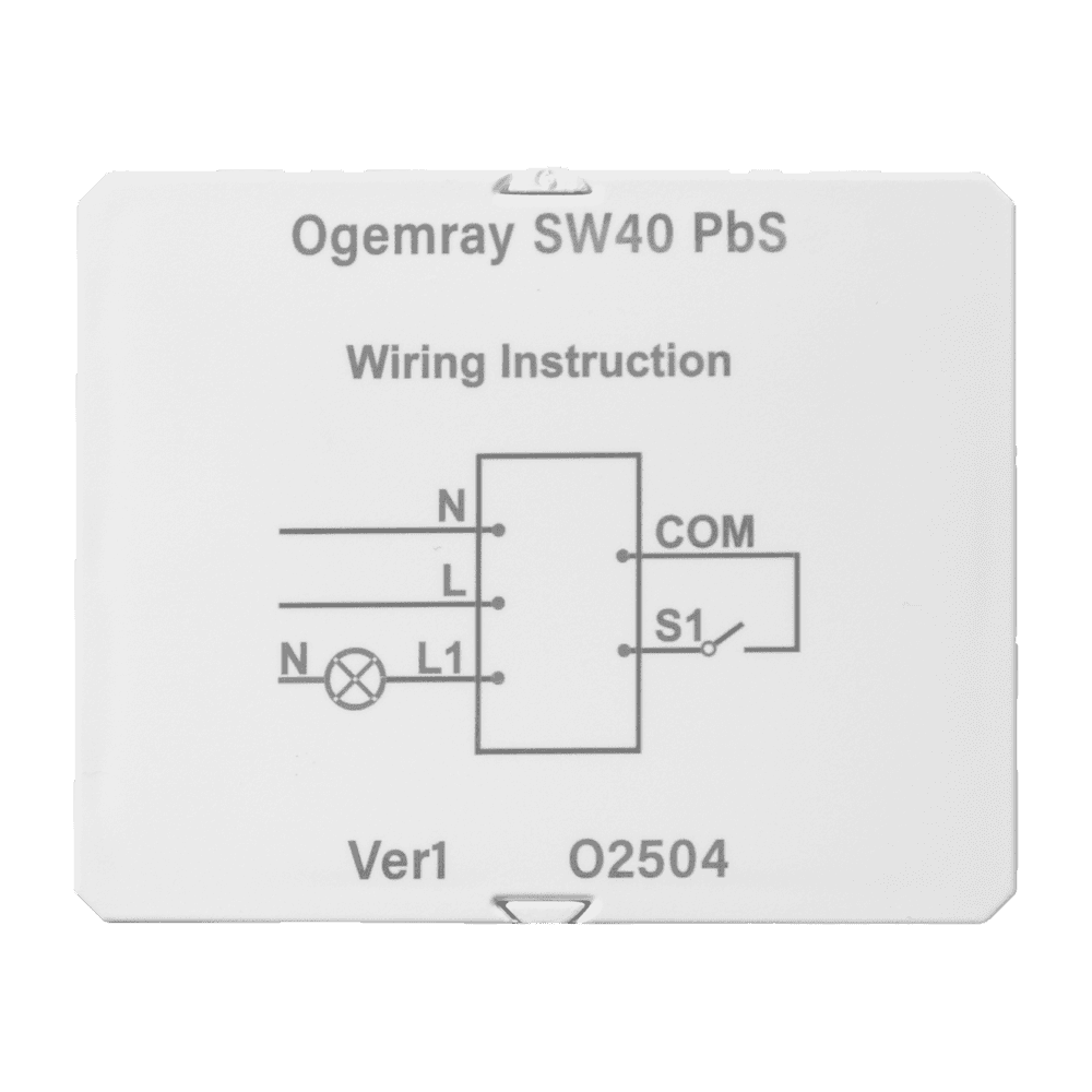 Relé Inteligente SHELLY Ogemray SW40 PbS (Wi-Fi 2,4 GHz - Bluetooth - 25A/6000W) — miniatura 3