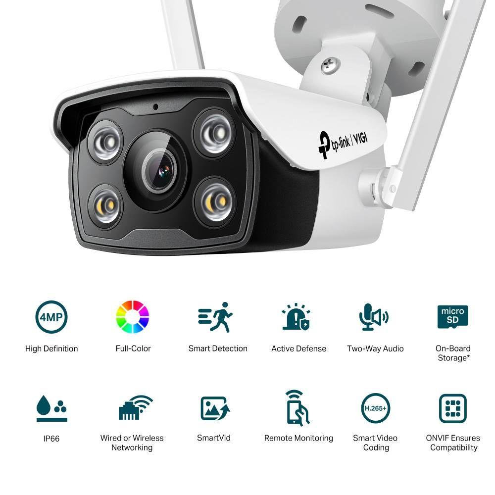 Câmara de Segurança IP TP-LINK VIGI C340-W (Exterior - 4 MP - 2560 x 1440 pixels - Branco), miniatura 2