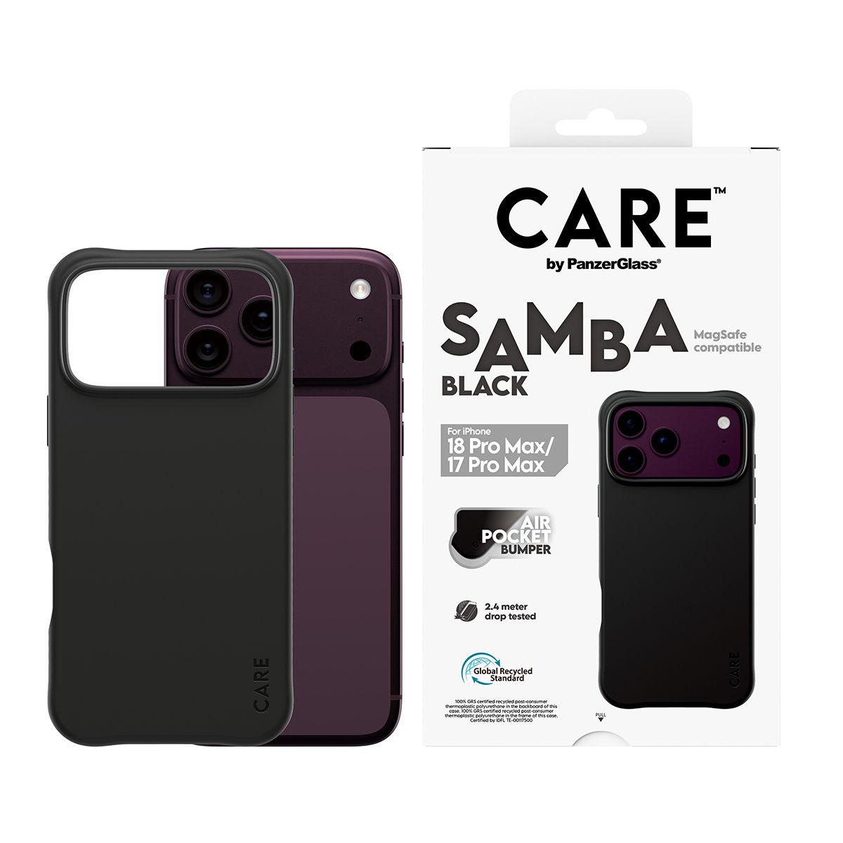 Capa para Telemóvel PANZERGLASS Samba Case iP17/18 Pro Max (Preto), miniatura 2