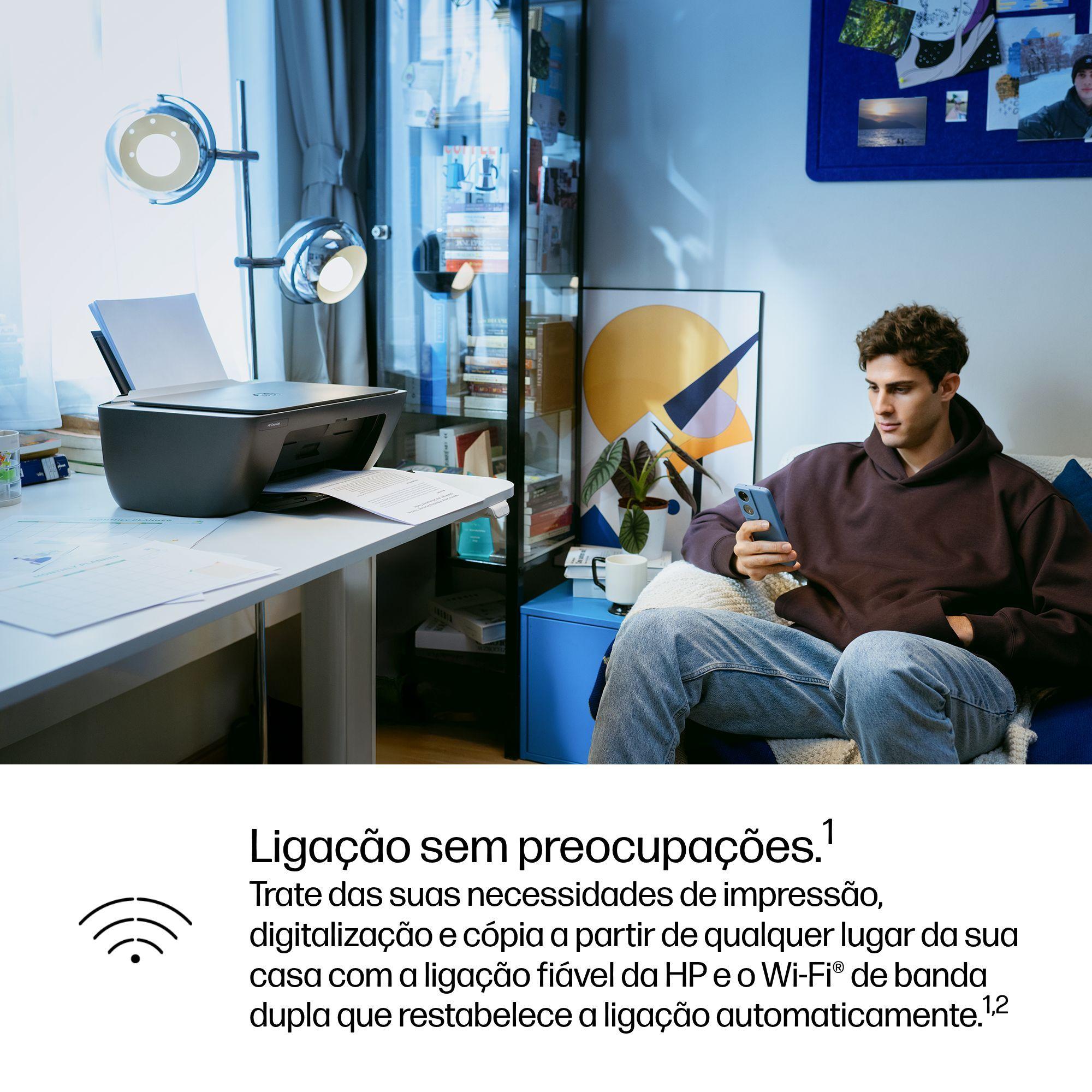 Impressora Multifuncional HP DeskJet 2910 (A4 - Impressão a cores - 60 folhas - Cinzento) — miniatura 12