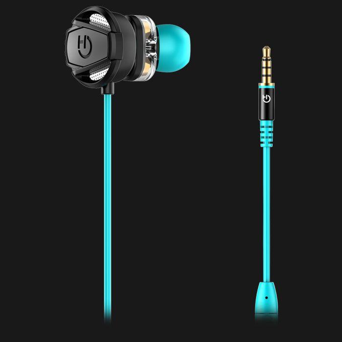 Auscultadores HIDITEC Taiko (Binaural - Com fios - Intra-aural - Preto e Turquesa), miniatura 8