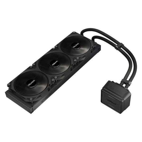 Refrigeração Líquida AIO ASROCK Challenger Pure 360 (LGA 1700, LGA 1851, AM4, AM5 - 120 mm - 1800 RPM - Preto) — miniatura 5
