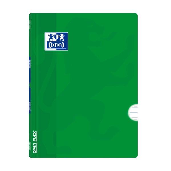 Caderno Agrafado OXFORD School Classic Openflex A4 (Plástico resistente - Verde)