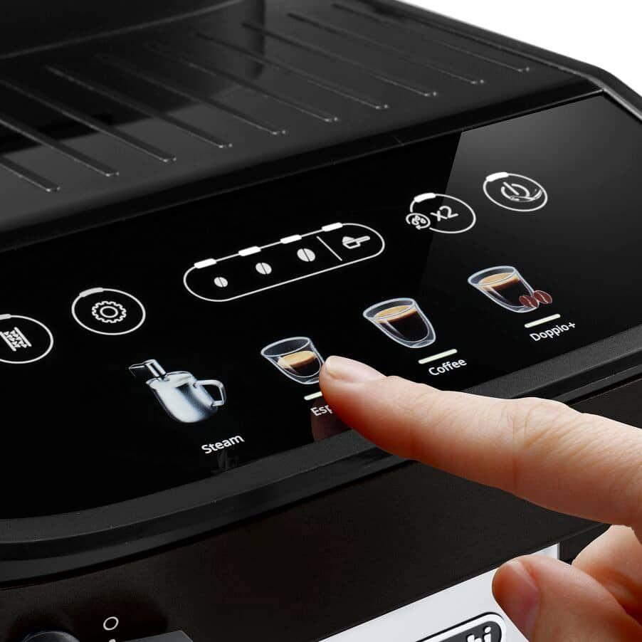 Máquina de Café Automática DELONGHI Magnifica Evo ECAM290.22.B (Grãos de café, Café moído - 1450 W - 15 bar - Preto), miniatura 3