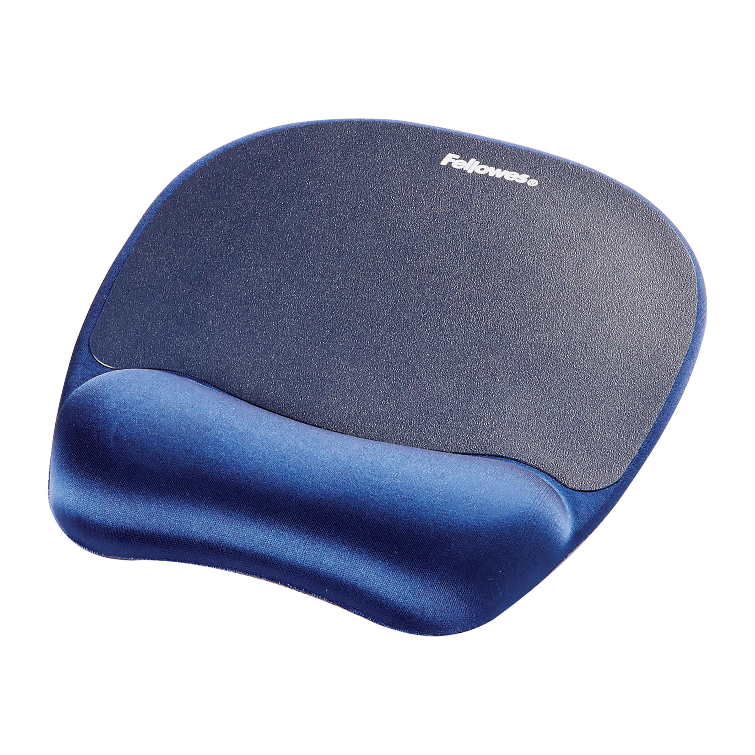 Tapete de Rato com Apoio de Pulso FELLOWES 9172801 (Espuma de memória - 2,54 cm - Azul)