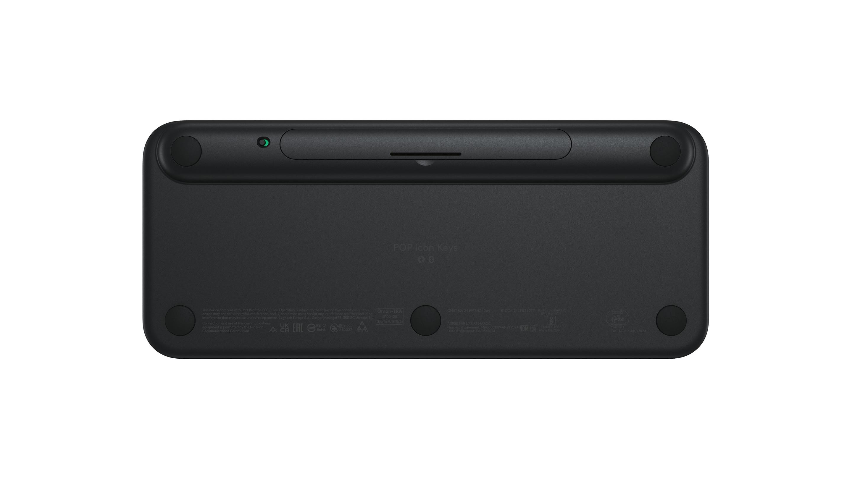 Teclado LOGITECH POP Icon Keys (Estados Unidos - Teclas tesoura - Mini - Grafite) — miniatura 2