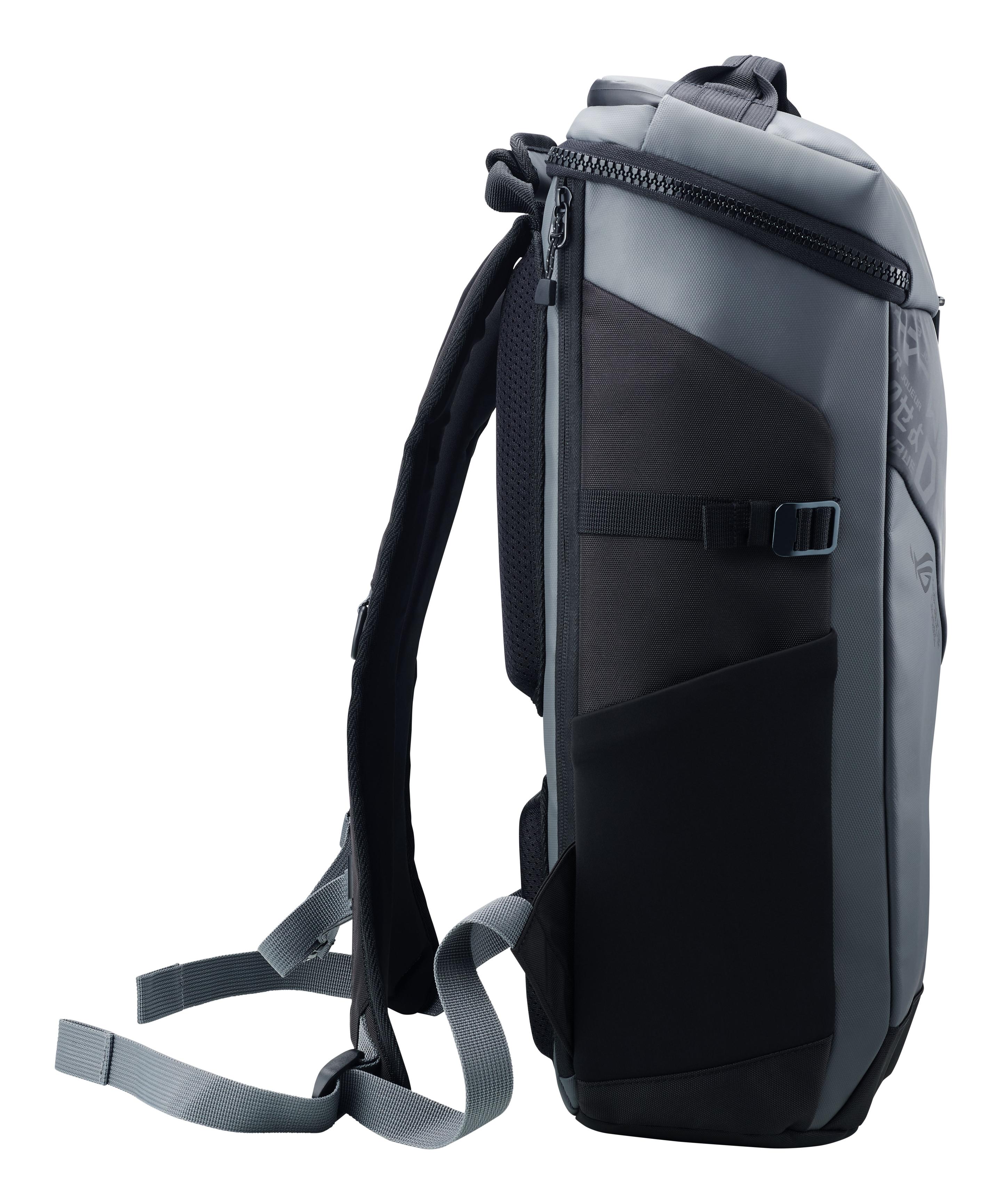 Mochila ASUS ROG Ranger BP2701 Cybertext Edition (18" - Preto e Cinzento) — miniatura 6